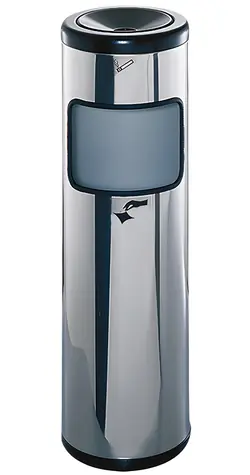 TKG Magnum / Odpadkový kôš s popolníkom / nerezová oceľ / 24 l