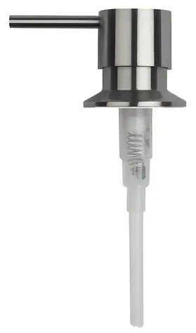 Spirella náhradná pumpička pre dávkovač MAX-LIGHT sivá / Pumpička / Chrómovaná / ABS