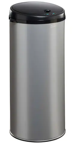 Rossignol Sensitive Basic 93612 sivá / Bezdotykový odpadkový kôš / 45 L / RAL 9006