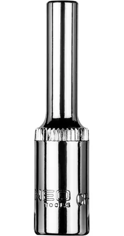 Neo 08-490 / Nadstavec 1/4" 5,5 mm šesťhranný dlhý