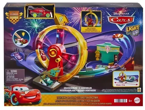Fisher Price Závodná dráha Blesk McQueen JMT57 / od 4 rokov / 3× batéria LR44
