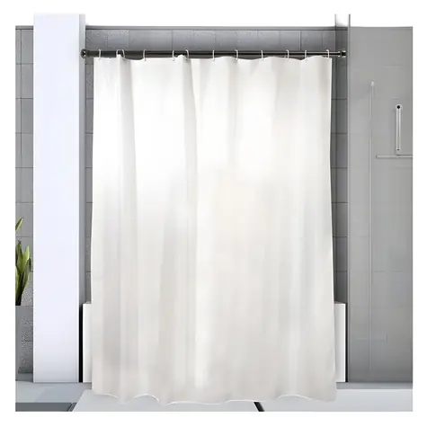 Spirella KRETA titánovo čierna / Tyč na sprchový záves / hliník / bez vŕtania / 75 - 125 cm