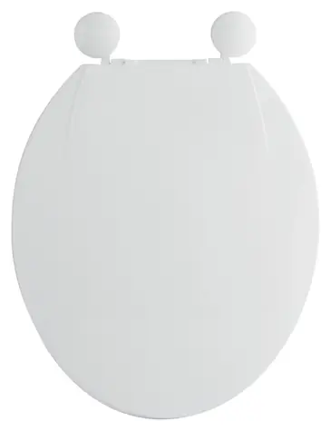 MSV WC doštička biela / Plast / Plastové pánty