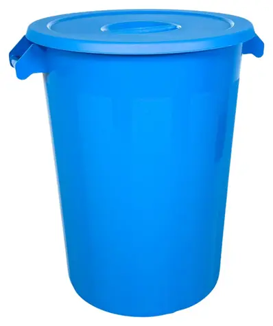 Denox Industrial modrá / Odpadkový kôš / 100 l / s vekom / PP plast