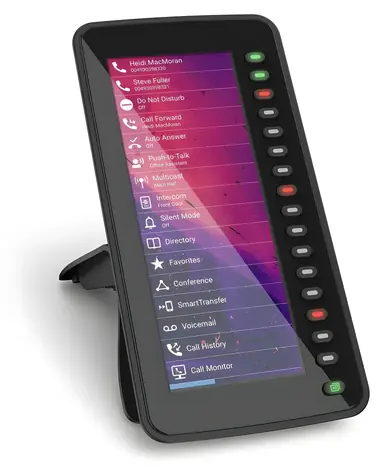 Snom D7C čierna / Rozširujúci modul / farebný displej 6,8" / 48 programovateľných tlačidiel / USB