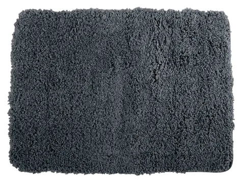 MSV MICROFIBER tmavo šedá / Kúpeľňová predložka / 50 x 70 cm / mikrovlákno / protišmyková