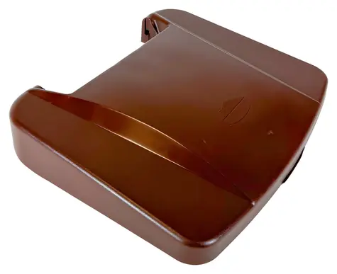Denox hnedé veko k odpadkovému košu 23410 / Veko na odpadkový kôš / BIO odpad / 41,5 x 49 x 7,3 cm