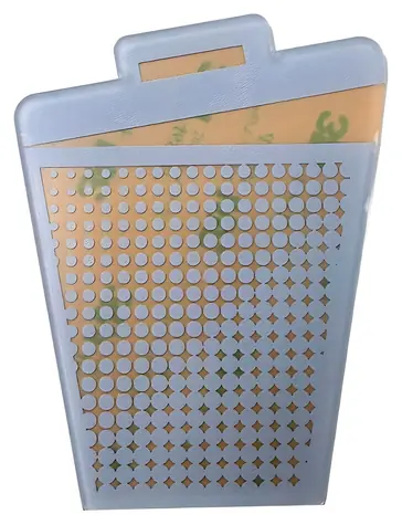 Caimi Brevetti samolepka na odpadkový kôš ZMESNÝ ODPAD / Samolepka na triedený odpad / 8 x 10 cm
