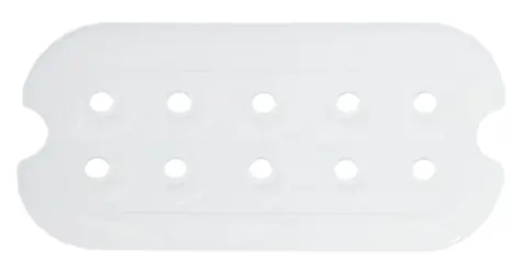 DENOX Odkvapkávacia mriežka GASTRONOX GN1/4 / Plast / 22 x 10 x 2 cm