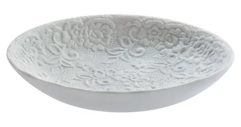 Spirella COSY mydlenka biela / porcelán / 13 x 9,9 x 2,5 cm