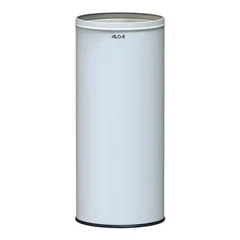 ALDA Room Basket biela / Odpadkový kôš / 45 l / Lakovaná oceľ / Protišmyková základňa