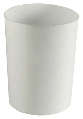 Denox Papper odpadkový kôš 11 l biely / plast