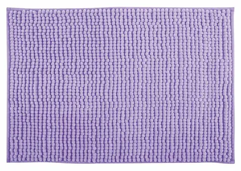 MSV CHENILLE kúpeľňová predložka levanduľová / Kúpeľňová predložka / mikrovlákno / protišmyková / 50 x 80 cm