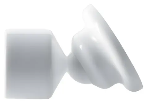 Spirella Držiak tyče WALLQUICK biely / Držiak na inštaláciu sprchovej tyče / plast / 20 mm