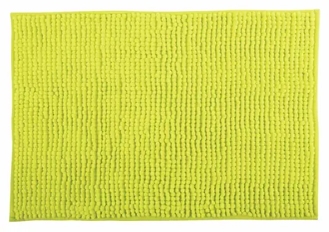 MSV CHENILLE kúpeľňová predložka 40 x 60 cm limetková / mikrovlákno / protišmyková