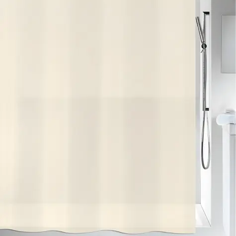 Spirella BIO sprchový záves béžový - priesvitný / 180 x 200 cm / PEVA