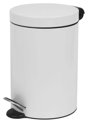 ALDA Kôš Hotel Safe Freedom Fresh biela / Odpadkový kôš / Pedálový / 3 l / lakovaná oceľ