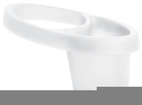 Caimi Brevetti Hi-Tech rám na vrecko s rozdeľovníkom 29 cm biely / Rám na triedený odpad / plast