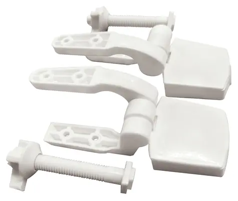 MSV náhradné pánty pre WC doštičku / Pánty / polypropylén / 120 x 50 x 30 mm