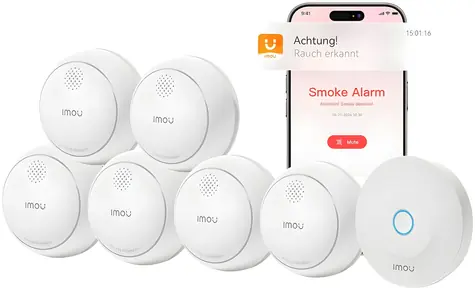 Imou ZSM1 Kit6 biela / Sada detektorov dymu / alarm + 6x detektor dymu