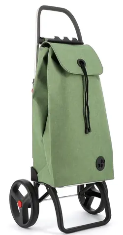 Rolser I-Max Tweed 2 Logic RSG zelená / Nákupná taška / na veľkých kolieskach / textil Tweed