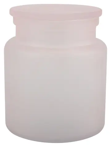 Spirella Yoko dóza na odličovacie tampóny svetlo ružová / sklo / 0.6 L