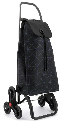 Rolser I-Max Star 6 čierno-modrá / Nákupná taška s kolieskami do schodov / 43 l