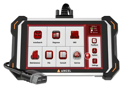 ANCEL DS600 BT / Diagnostický skener OBD2 / Bluetooth 5.0 / Android 10 / 8 "displej / Wi-Fi