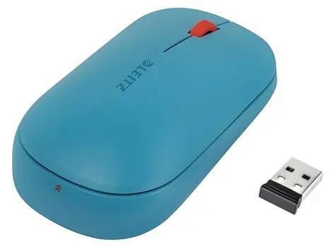 Leitz Cosy pokojná modrá / Bezdrôtová myš / optická / Bluetooth 5.0 / 3 tlačítka
