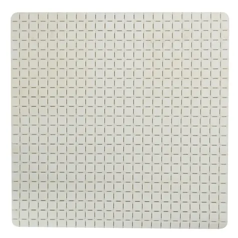 MSV QUADRO Premium protišmyková podložka do sprchy biela / SBS kaučuk / 54 x 54 cm