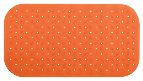 MSV CLASS Premium oranžová / Protišmyková podložka do vane / SBS kaučuk / 36 x 65 cm