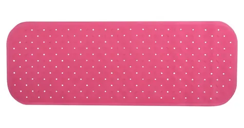 MSV CLASS Premium protišmyková podložka do vane ružová / SBS kaučuk / 36 x 97 cm