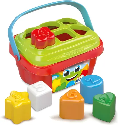 Clementoni Sorter Košík tvarov a farieb / Didaktická hračka / vkladanie tvarov a farieb