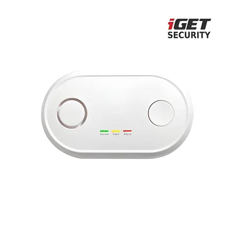 iGet SECURITY MP19 / Bezdrôtový detektor oxidu uhoľnatého (CO) / k alarmu M6-4G