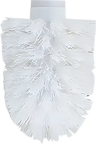 Spirella LAGUNE náhradná WC štetková hlavica biela / WC štetková hlavica / priemer 72 mm / plast