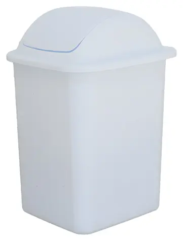 Belli e Forti FLIP výklopný odpadkový kôš 18 l biela / plast / 39 x 29 x 32 cm