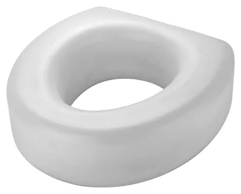 MSV SAFE biela / Zvýšený nadstavec na WC / LDPE / výška 15,6 cm