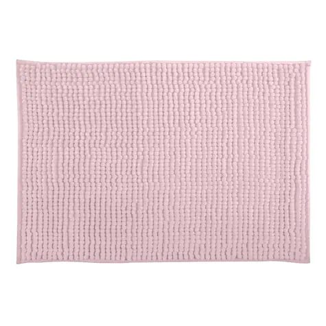 MSV CHENILLE kúpeľňová predložka 40 x 60 cm pastelovo ružová / mikrovlákno / protišmyková