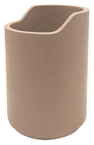 Spirella SYBELLA matné cappuccino / Téglik na zubné kefky / Polyresin
