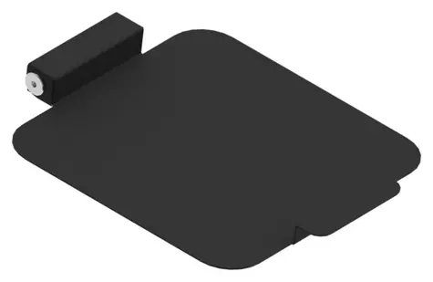 ALDA Veko pre koše EKO WALL Station a EKO STAR Station čierne / Veko koša / Pozinkovaná oceľ