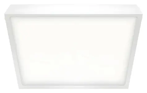 Emithor LENYS II biela / Stropné svietidlo / 24W / 1900lm / 4000K / IP44 / 270x270 mm