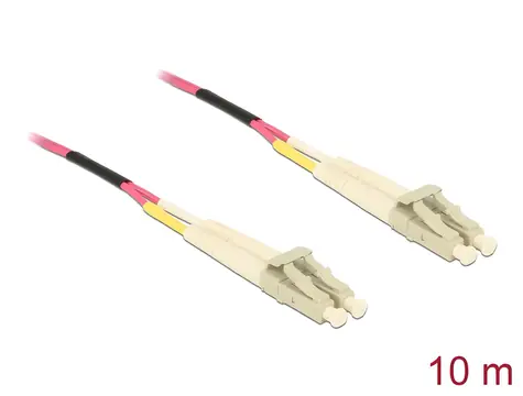 DeLock optický kábel LC-LC / Optický kábel / Multimode OM4 / 10 m