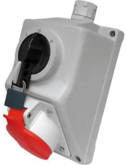 Elektromet C16-18 / Inštalačná sada so zásuvkou / 4P / 16A / IP54