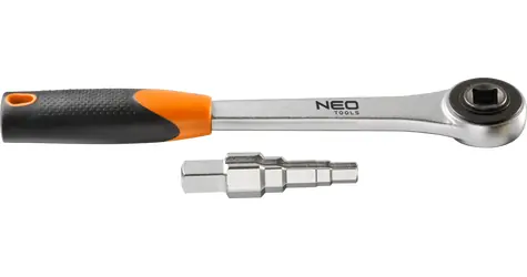 NEO 02-060 Račňový kľúč na šróbenie / Kľúč / 1/2" / Račňový mechanizmus