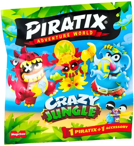 MAGIC BOX Figúrka Piratix Crazy Jungle / Akčná figúrka / S doplnkom