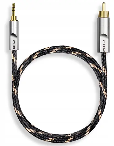 FiiO Kábel Jack 3,5mm - RCA (Cinch) čierny / Audio kábel / 20 m
