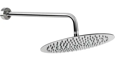 Hydroland Ultra Slim strieborná / Dažďová sprchová hlavica / jednofunkčná