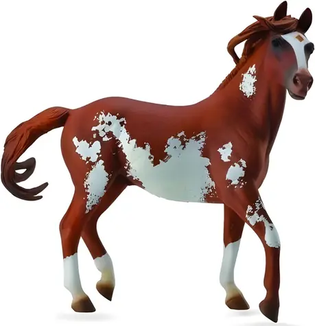 COLLECTA Figúrka kôň Mustang gaštanový / 1:12 / Deluxe