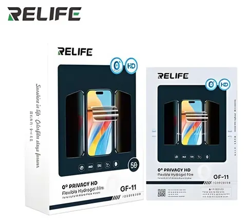 Relife GF-11 HD / Privátna hydrogélová fólia / TPU / 50 ks / pre smartfóny
