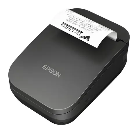 Epson TM-P80II čierna / Mobilná tlačiareň účteniek / 203dpi / 65mm / s / Wi-Fi / USB-C / autocutter